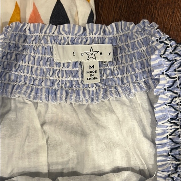 Bundle of 3 Women’s Blouses Tops THML Fever Mason&Belle Boho Blue Pink Size Med - Picture 3 of 16